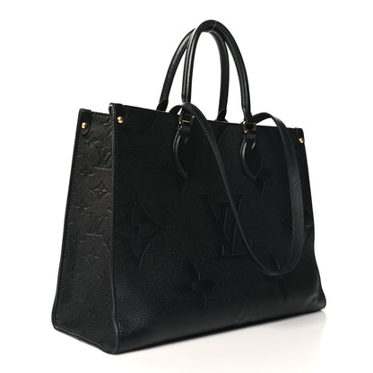 Louis Vuitton Empreinte Monogram Giant Onthego MM Black 3 of 12
