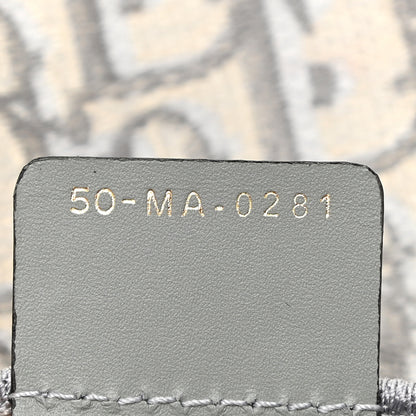 Christian Dior Oblique Slim Saddle Pouch Grey 7 of 13