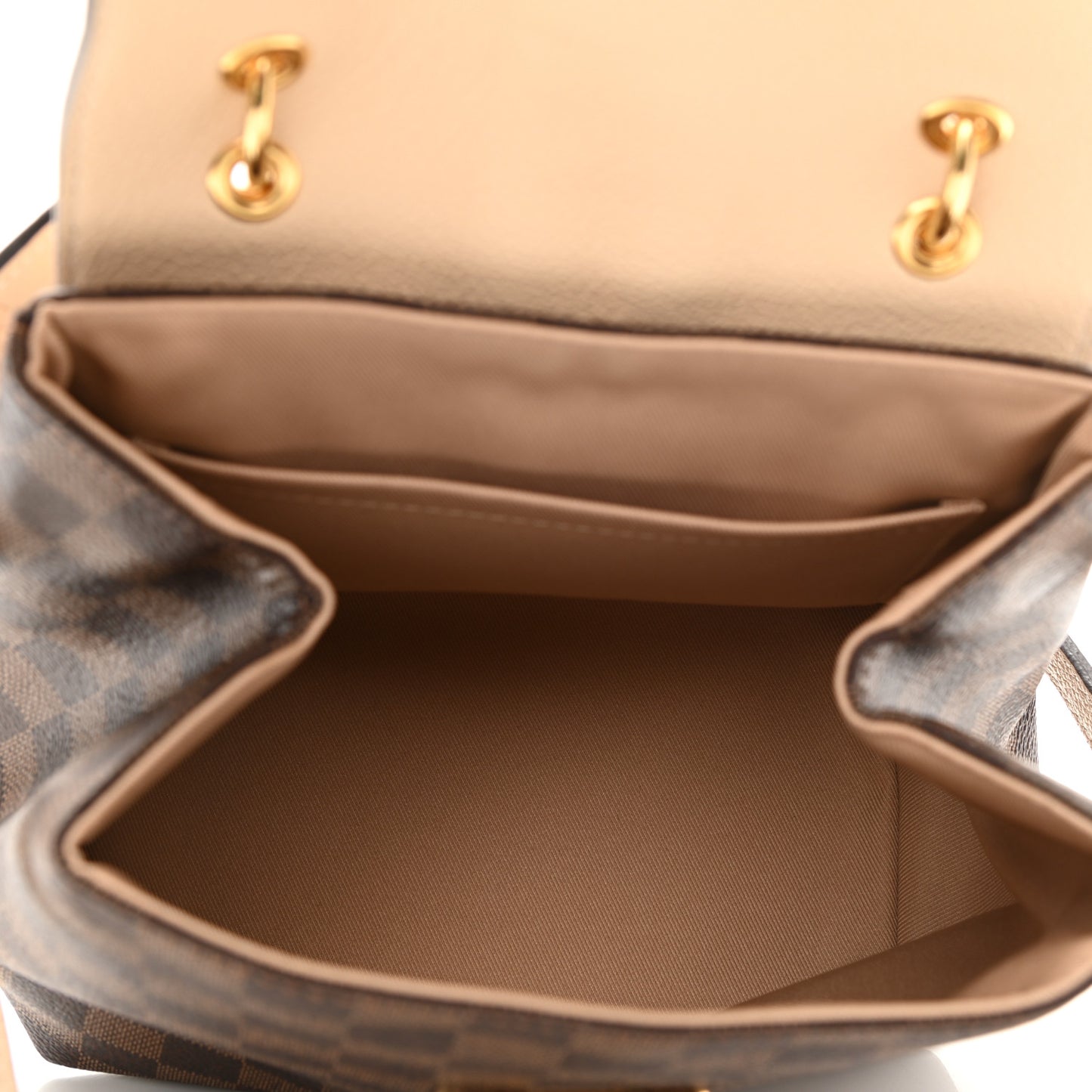 Damier Ebene Clapton Backpack Creme