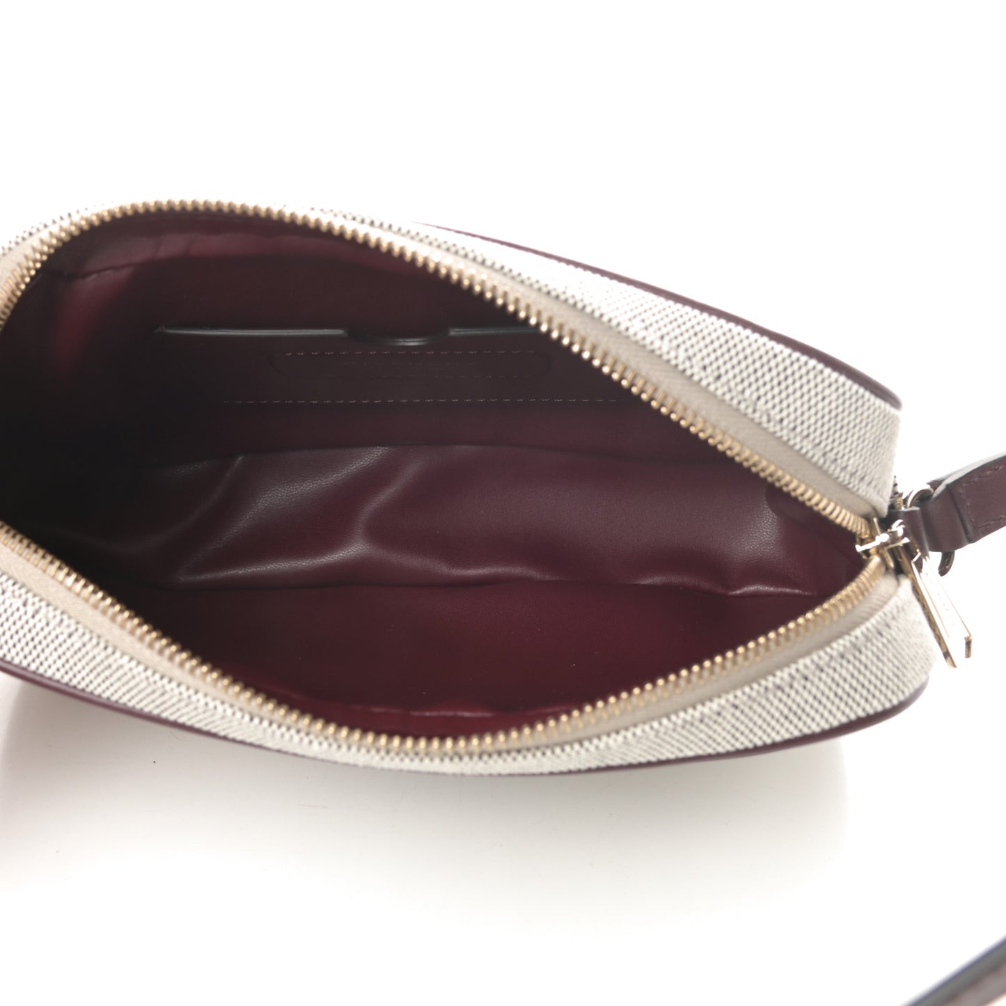 Canvas Logo Bond Camera Bag Aubergine