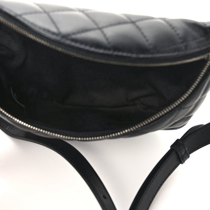 Chanel Calfskin Quilted Waist Belt Bag Black 5 of 11