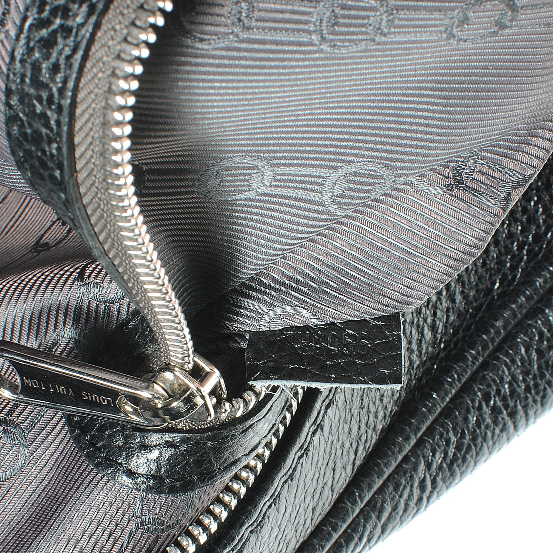 Louis Vuitton Tobago Calfskin Carryall Black 7 of 7
