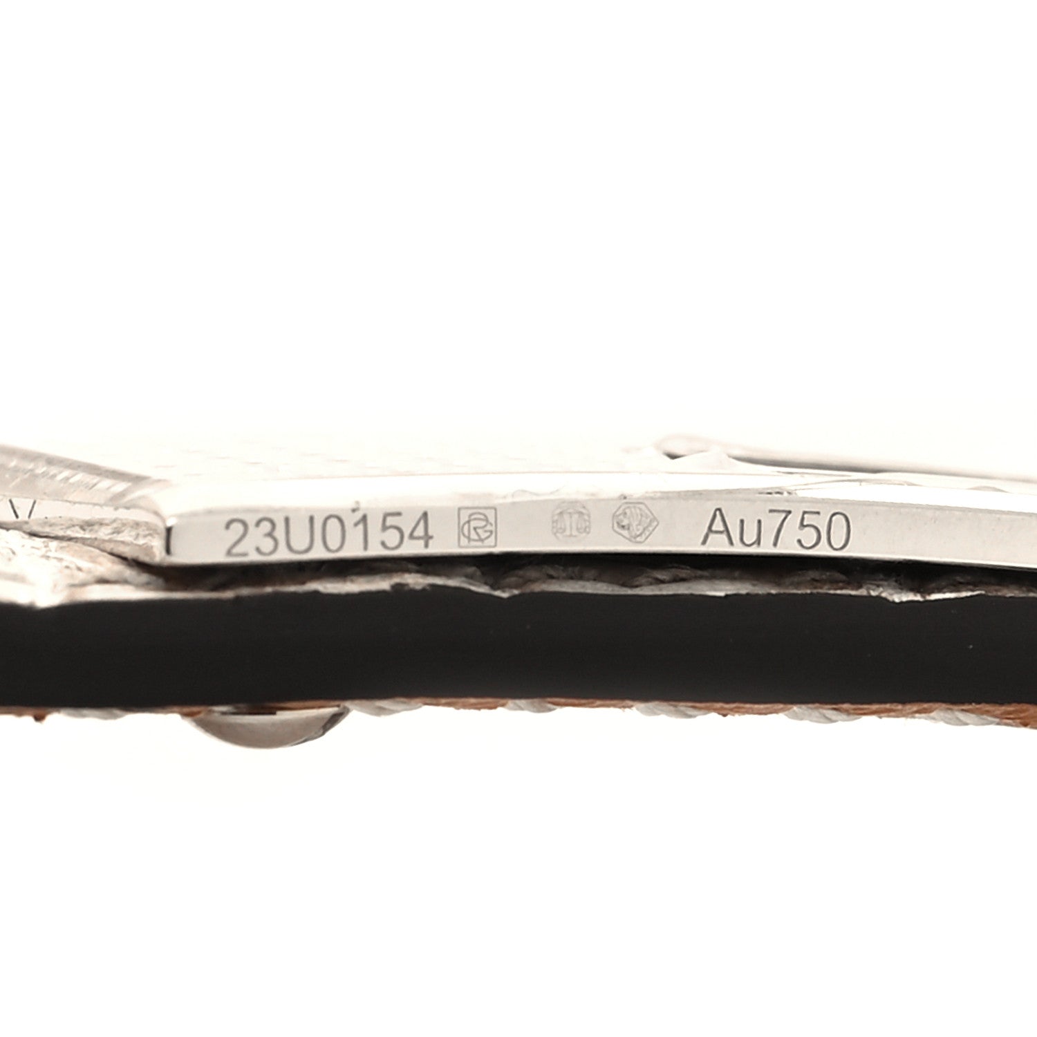 Hermes 18K White Gold Diamond Niloticus Crocodile Himalaya Kelly Belt 4 of 5