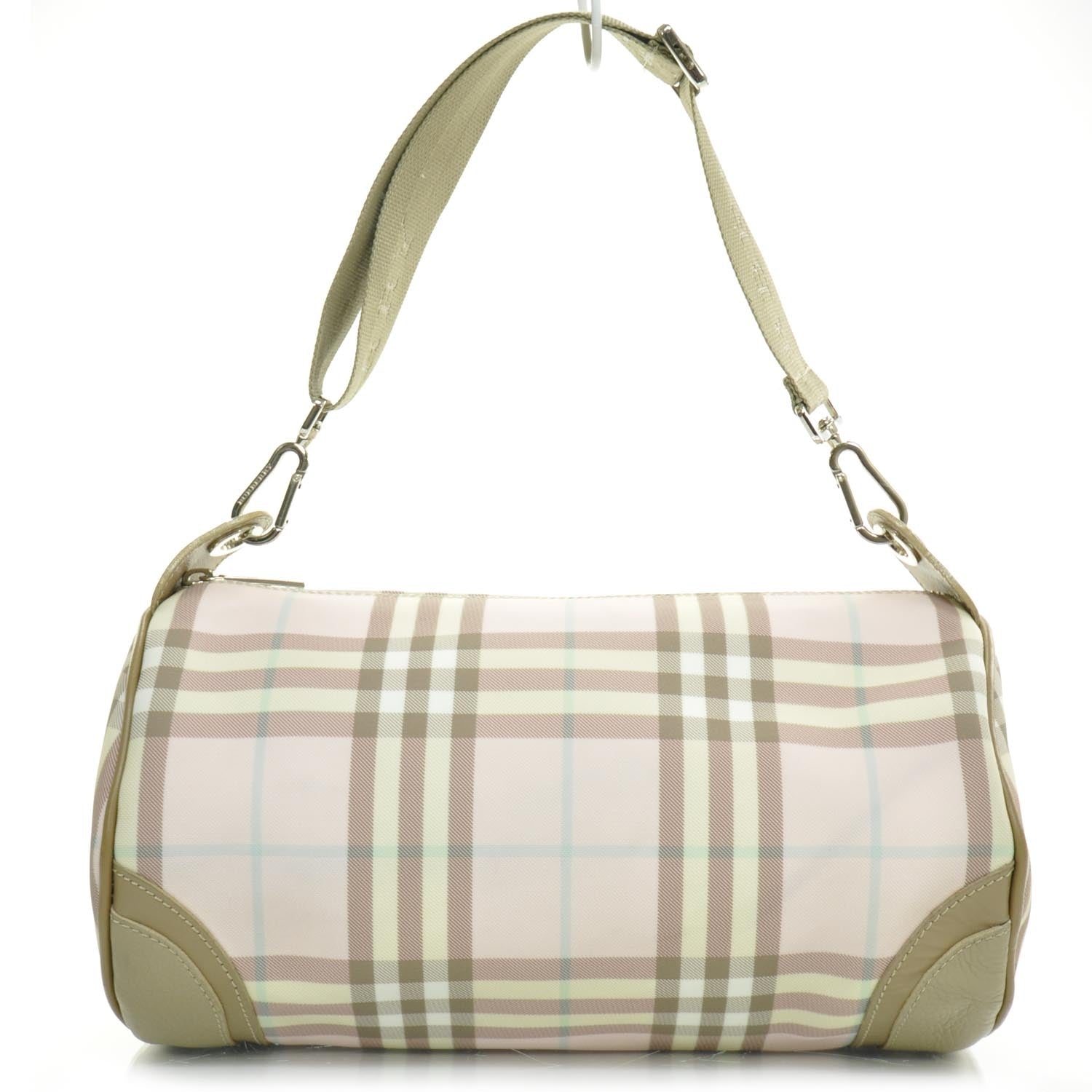 Burberry Candy Check Lola Barrel Shoulder Bag Pink 1 of 8