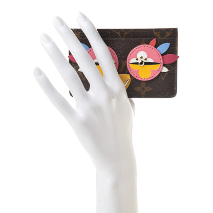 Louis Vuitton Monogram Lovely Birds Card Holder 2 of 7