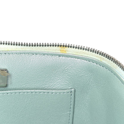 Chanel Iridescent Calfskin Quilted Small Top Handle Vanity Case With Chain Blue 12 of 12