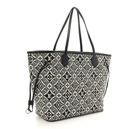 Louis Vuitton Jacquard Since 1854 Neverfull MM Grey 4 of 9