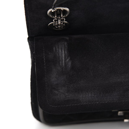 Chanel Suede Quilted 2.55 Reissue 224 Flap Black 7 of 11