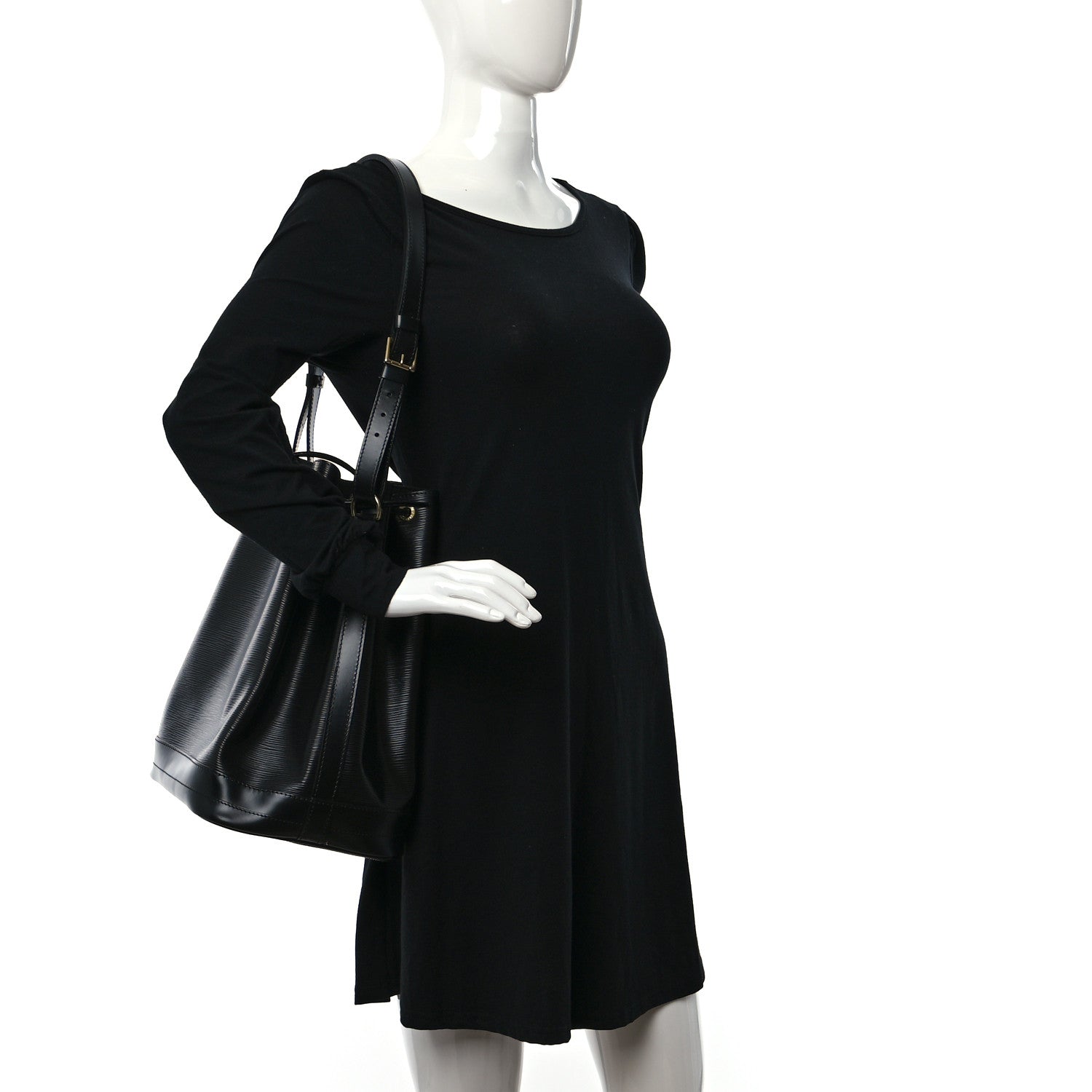 Louis Vuitton Epi Noe Black 2 of 10