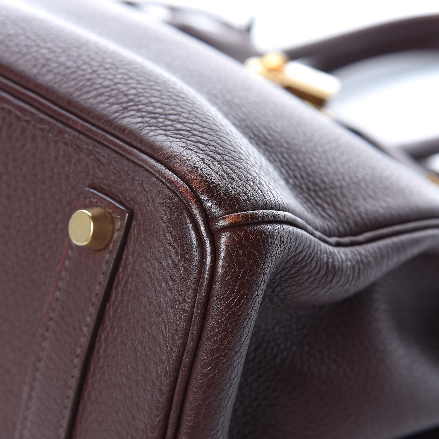 Hermes Togo Birkin 35 Chocolate 43 of 53