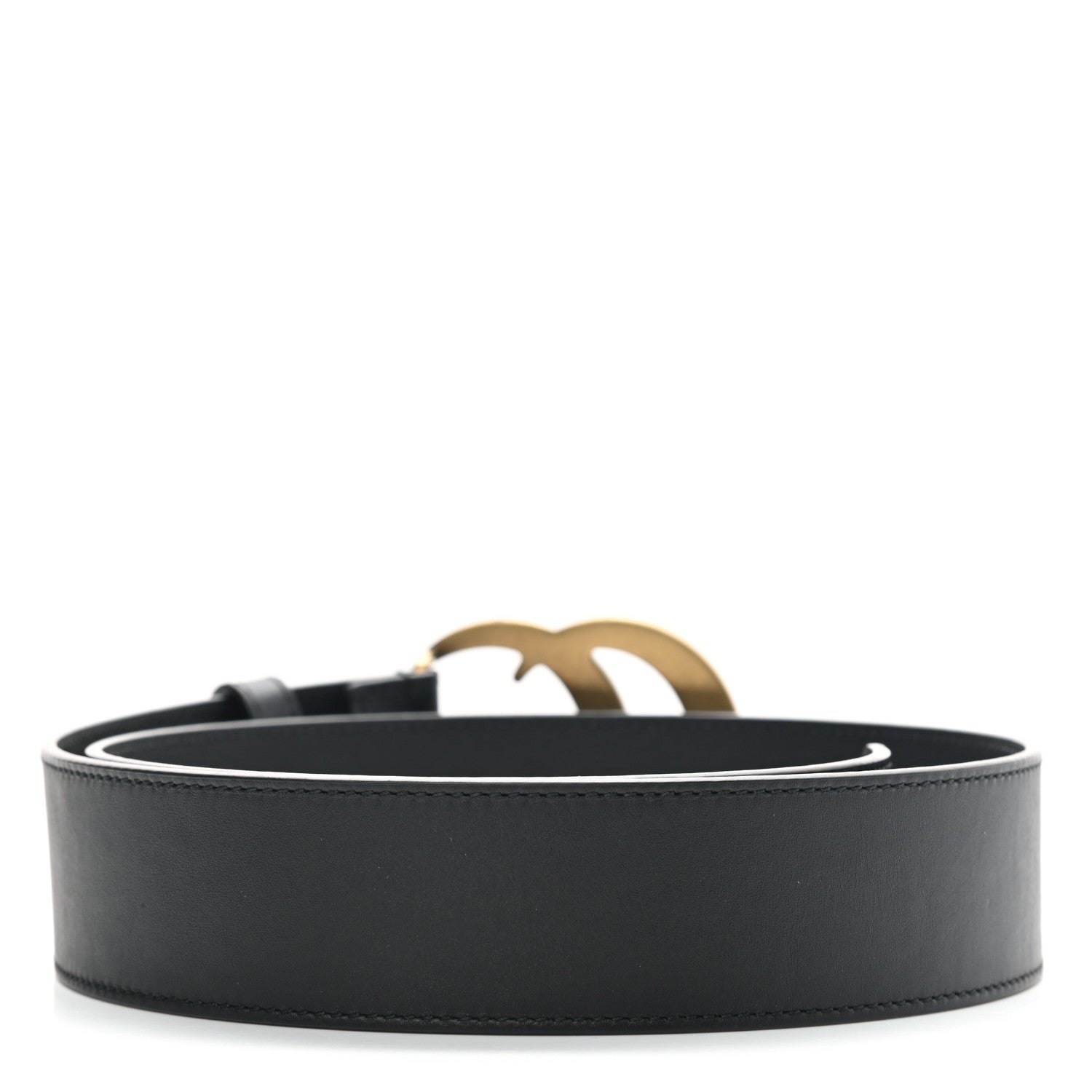 Gucci Calfskin Double G 40mm Belt 75 30 Black 2 of 5