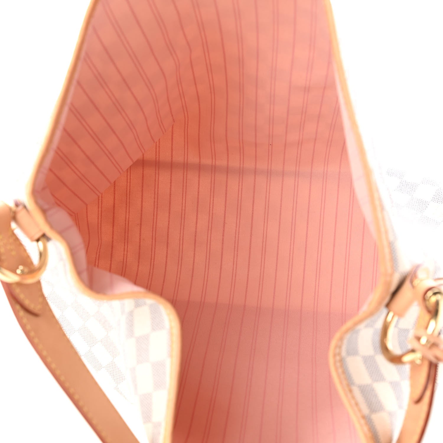 Louis Vuitton Damier Azur Delightful MM Rose Ballerine 5 of 10