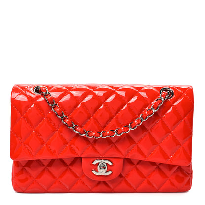 Chanel Patent Calfskin Quilted Medium Double Flap Red 1 of 7