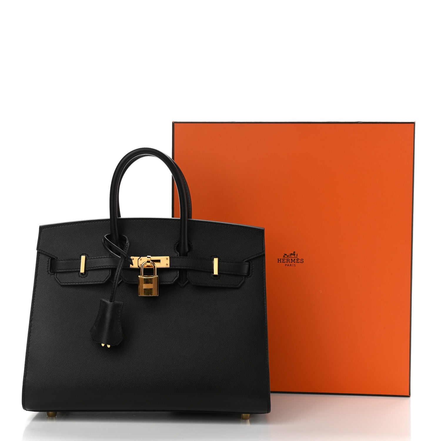 Hermes Epsom Birkin Sellier 25 Black 11 of 11
