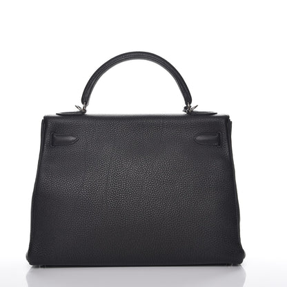Hermes Togo Kelly Retourne 32 Black 6 of 29
