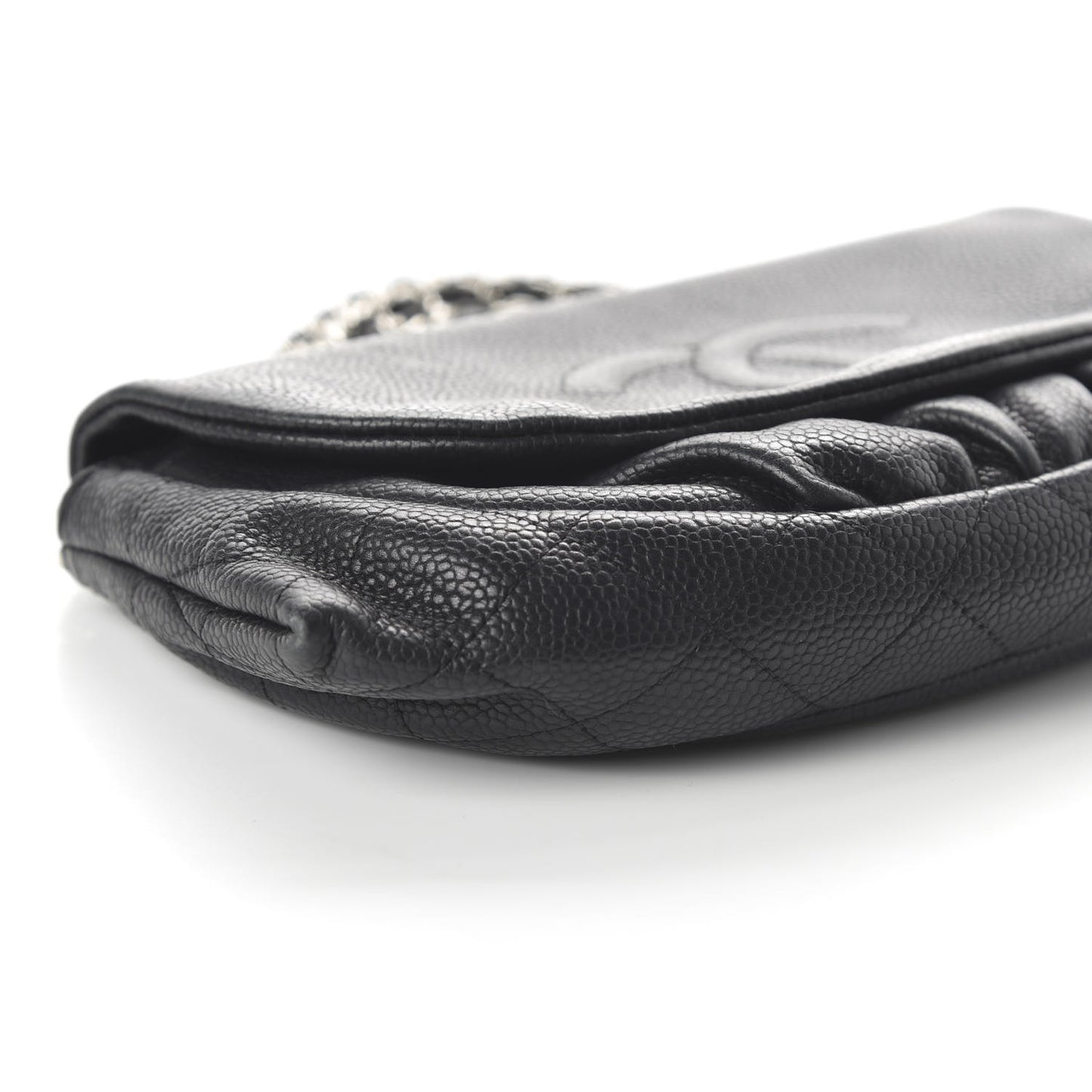 Caviar Half Moon Wallet On Chain WOC Black
