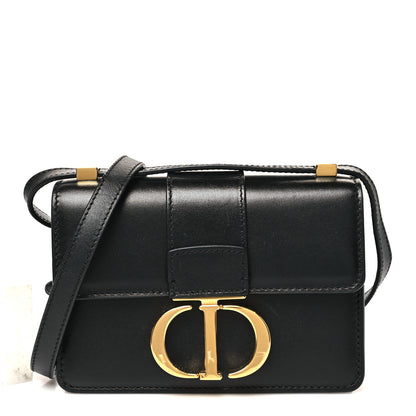 Christian Dior Smooth Calfskin 30 Montaigne Flap Bag Black 1 of 10