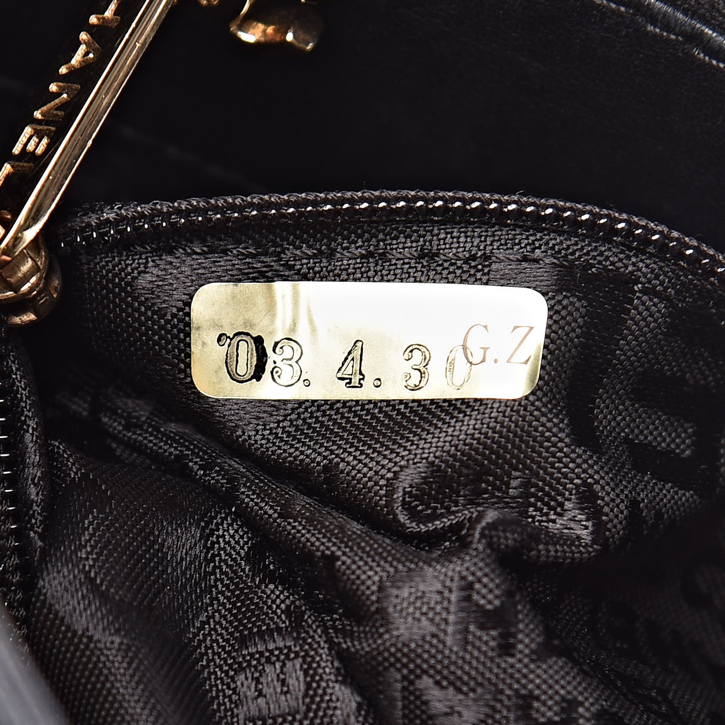 Needlepoint Precious Symbols Shoulder Bag Black