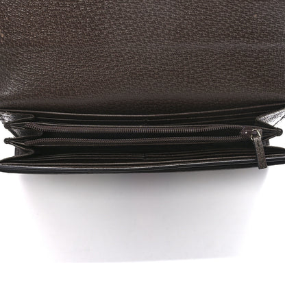 Gucci GG Supreme Monogram Web Ophidia Continental Wallet Brown 4 of 11