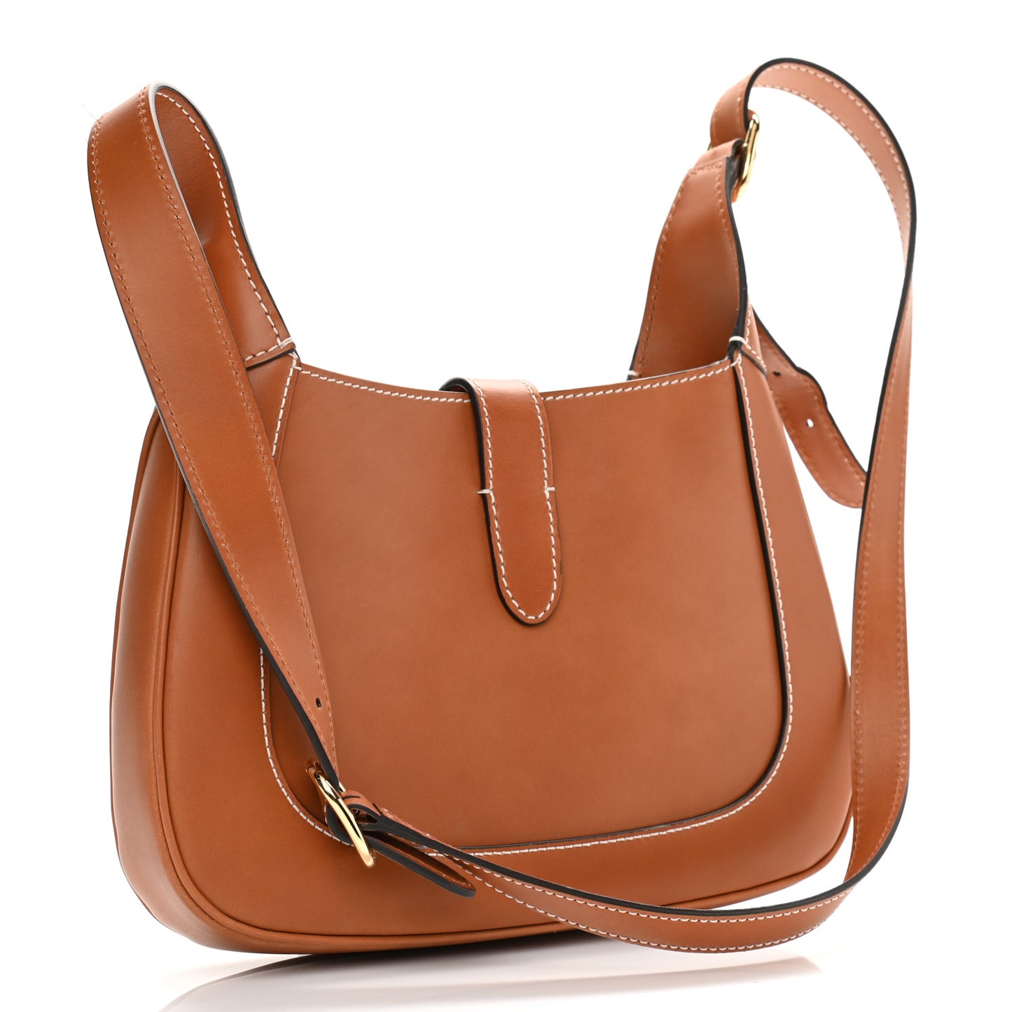 Calfskin Small Jackie 1961 Hobo Harness Brown