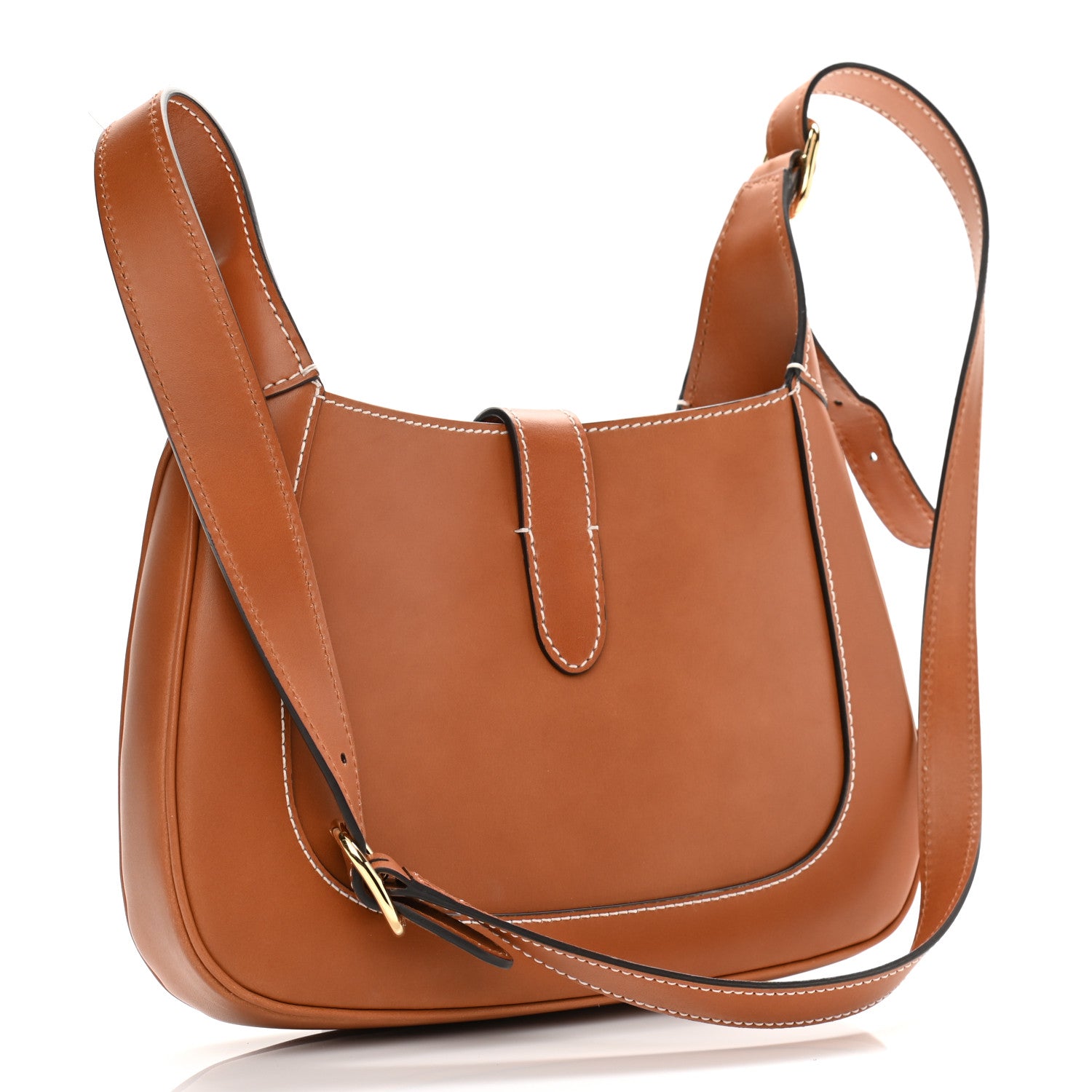 Gucci Calfskin Small Jackie 1961 Hobo Harness Brown 3 of 10