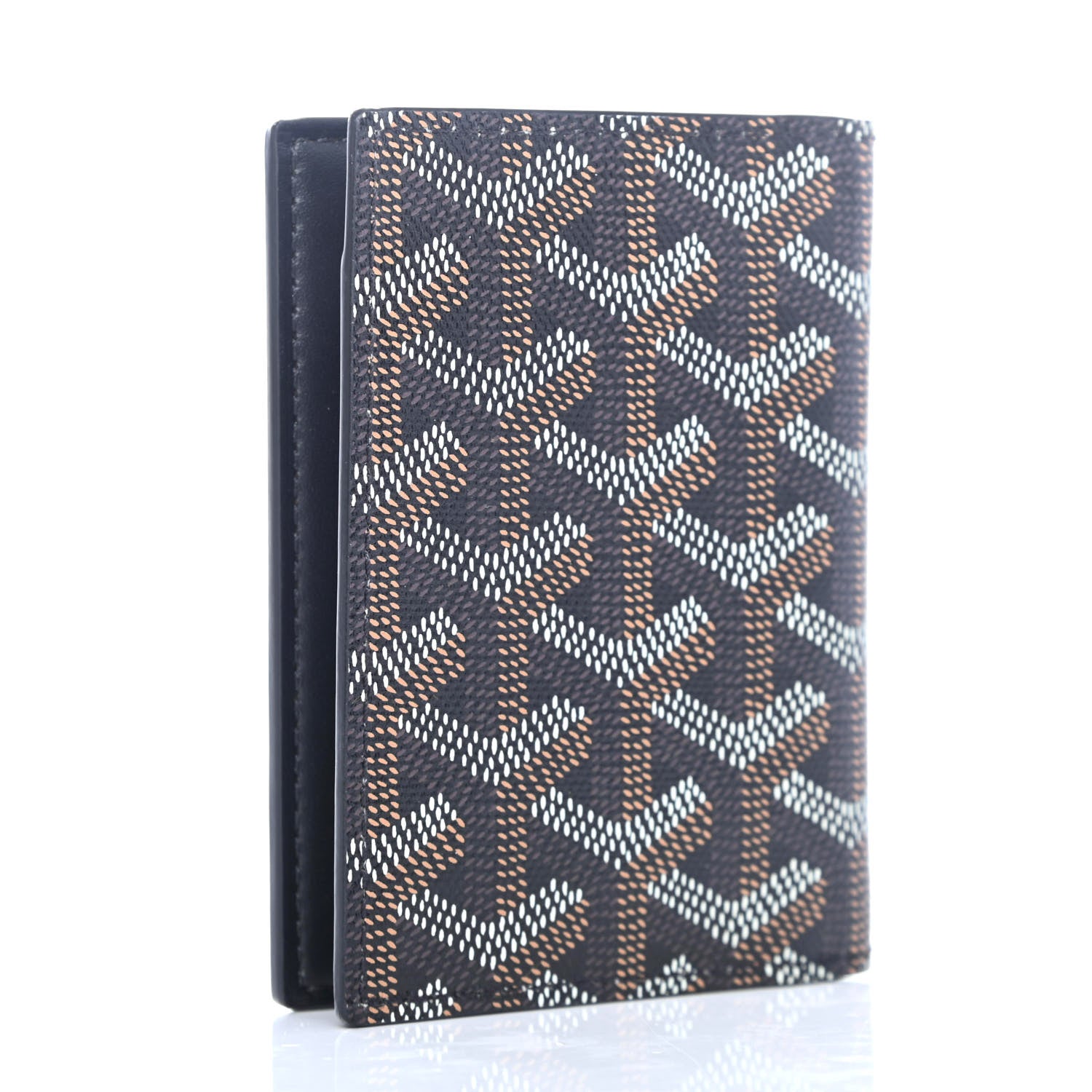Goyard Goyardine Saint Marc Folding Card Case Black 2 of 4