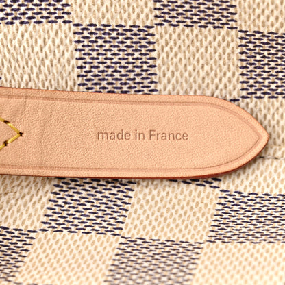 Louis Vuitton Damier Azur Braided Neonoe MM Peach Cream 7 of 12