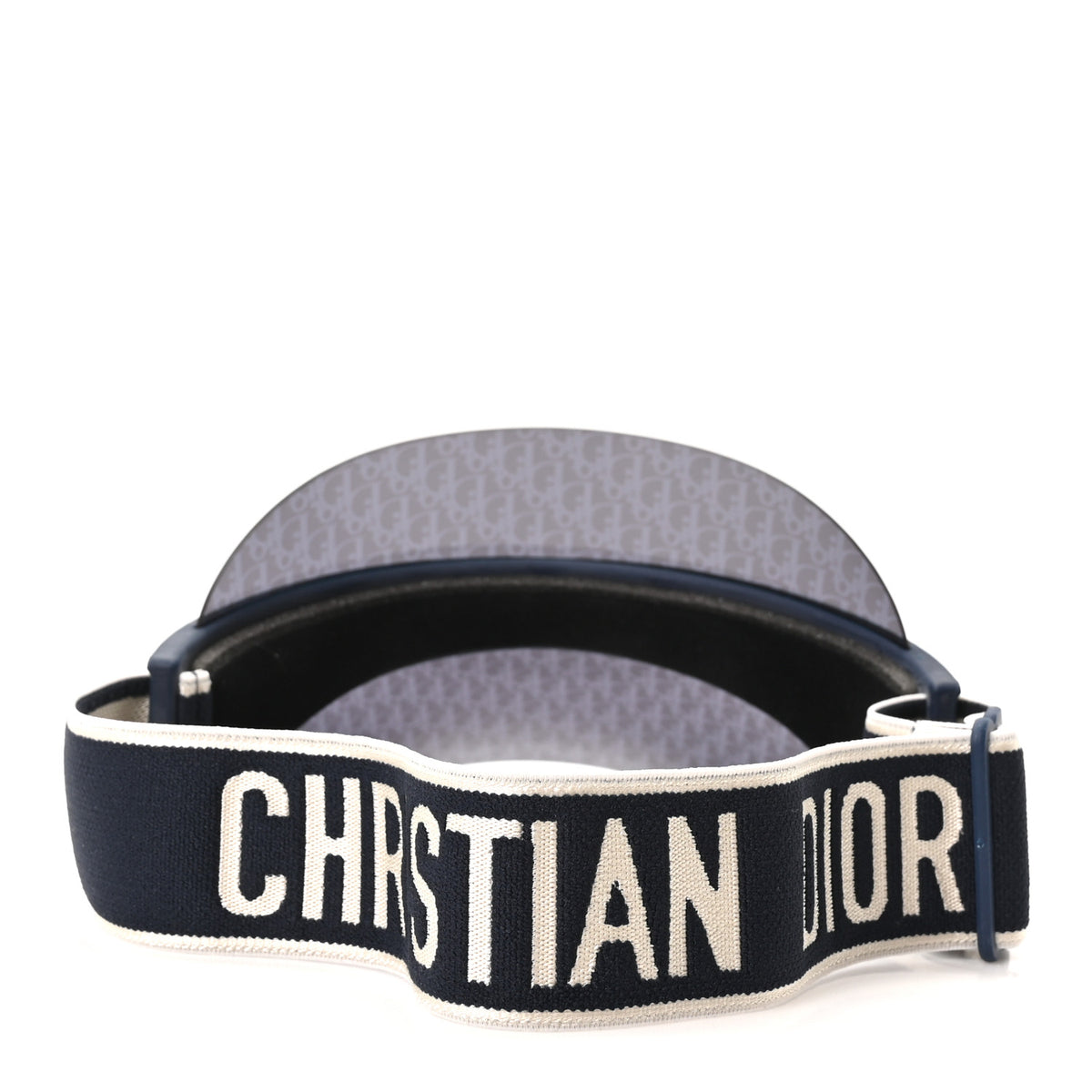 Christian Dior Oblique DiorClub V1U Sun Visor Blue 5 of 10