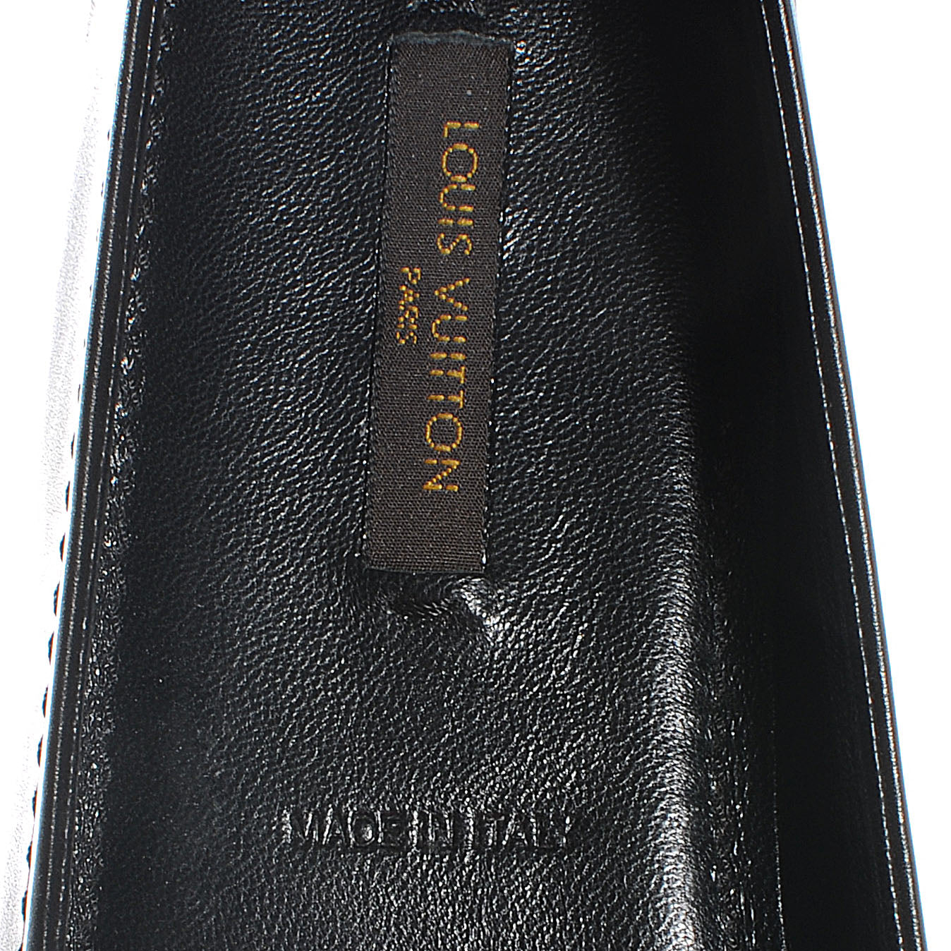 Louis Vuitton Leather Oxford Ballerina Flats Black 38.5 6 of 7