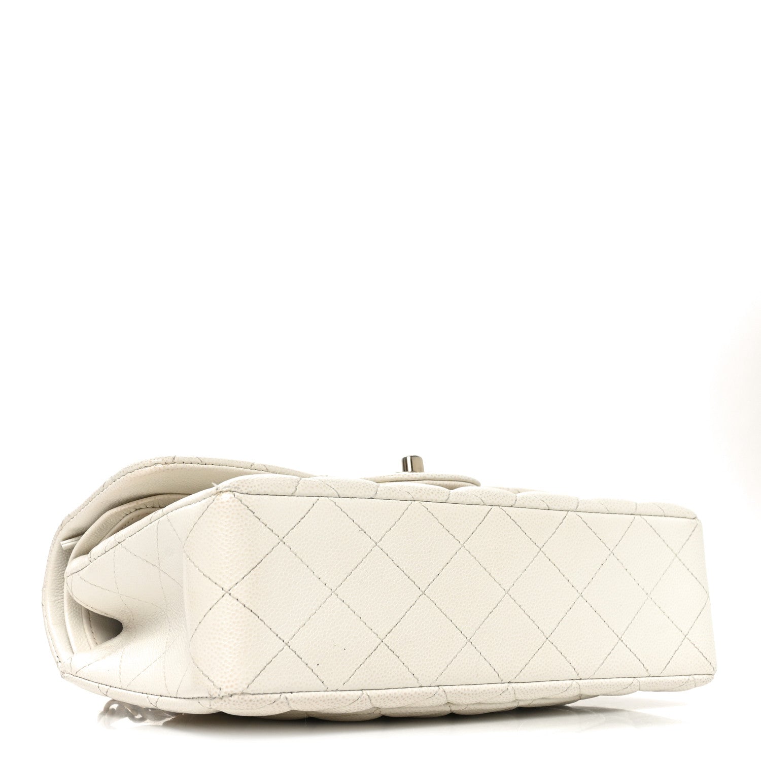Chanel Caviar Quilted Small Double Flap White 4 of 10