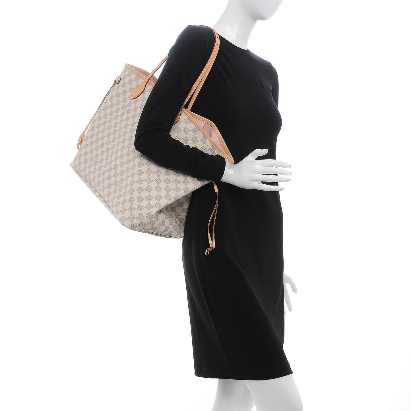 Damier Azur Neo Neverfull GM Rose Ballerine