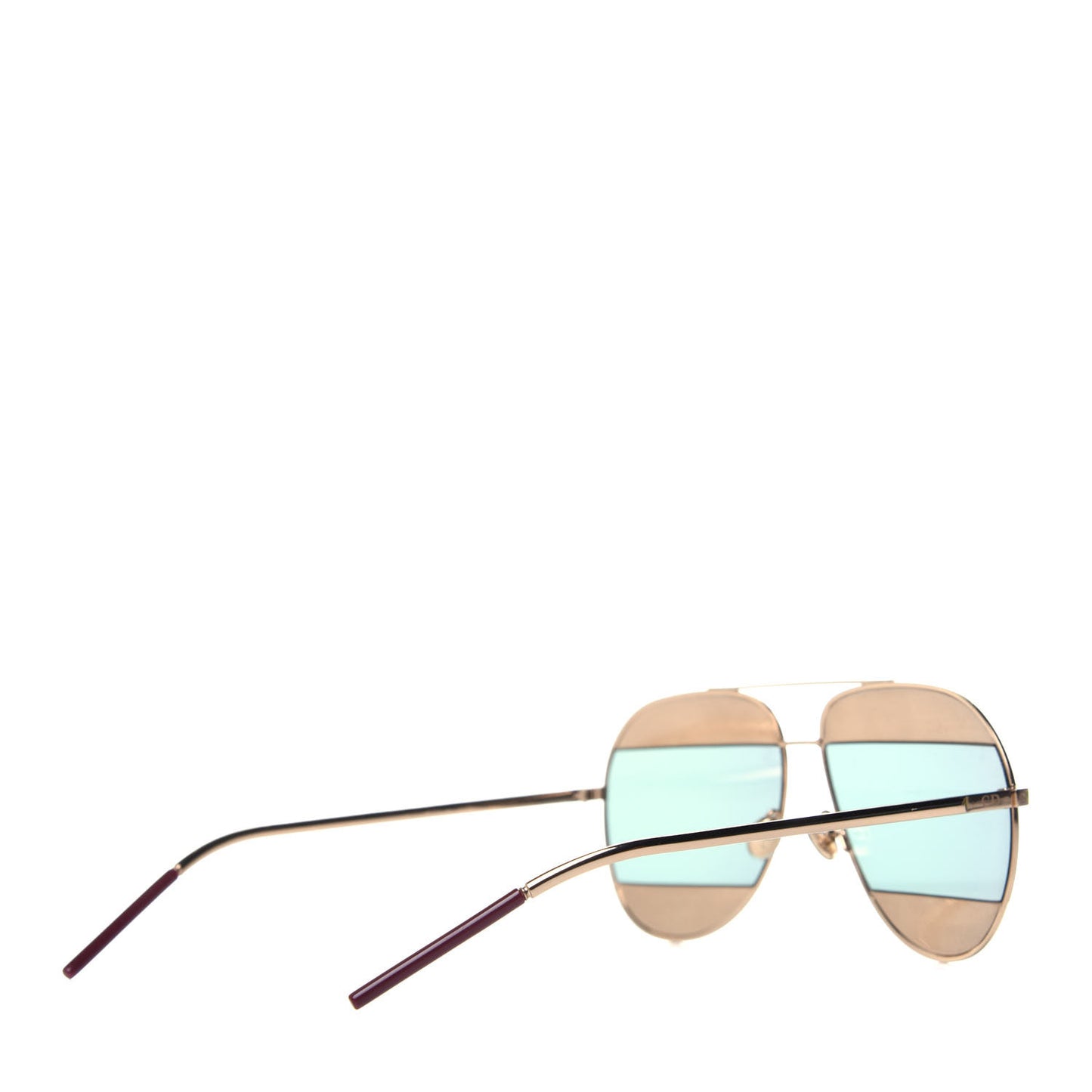 Split 1 Aviator Sunglasses Gold