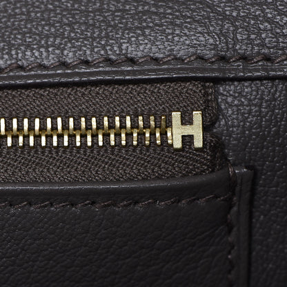 Hermes Taurillon Clemence Birkin 35 Etain 14 of 41