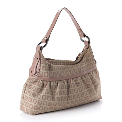 Fendi Zucchino Vitello Hobo Pink 3 of 10