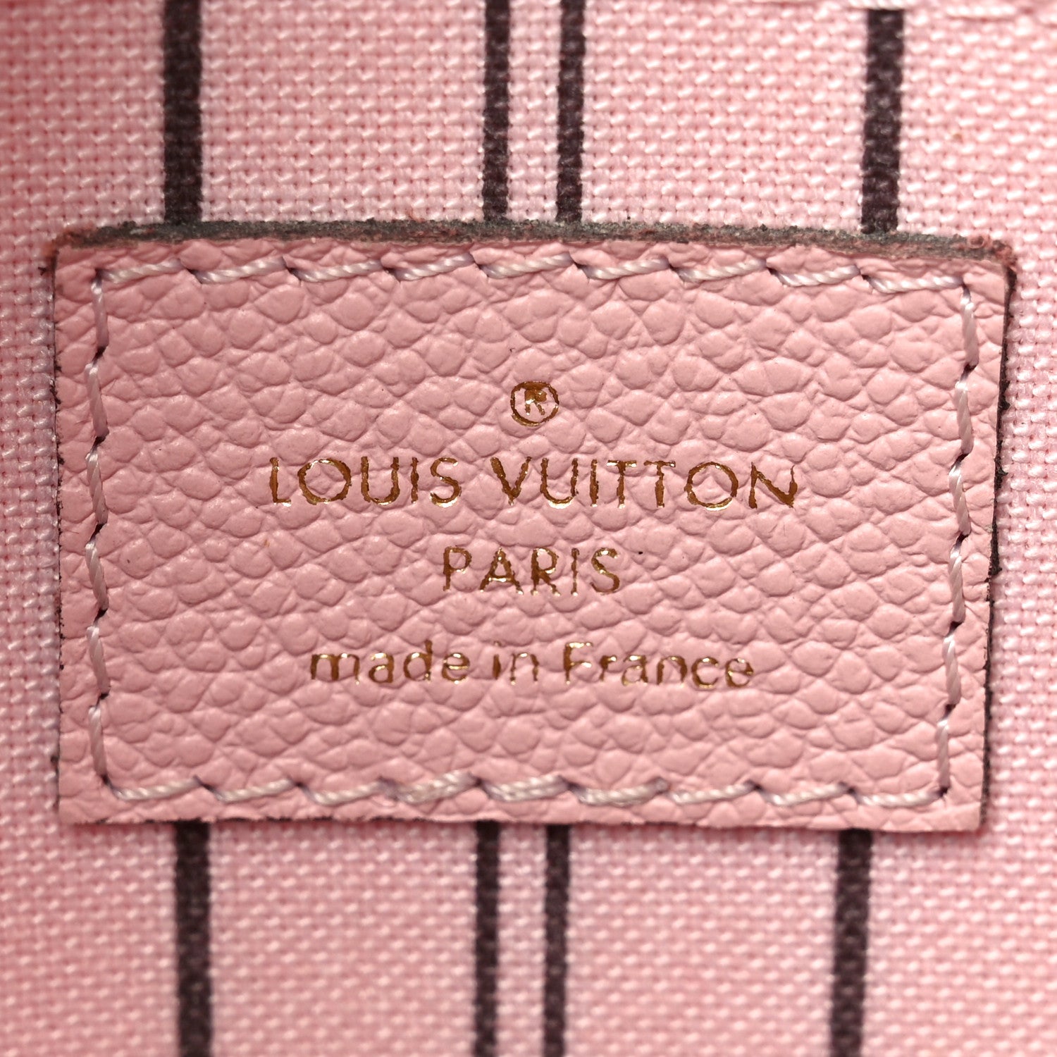 Louis Vuitton Empreinte Montaigne MM Rose Ballerine 6 of 10