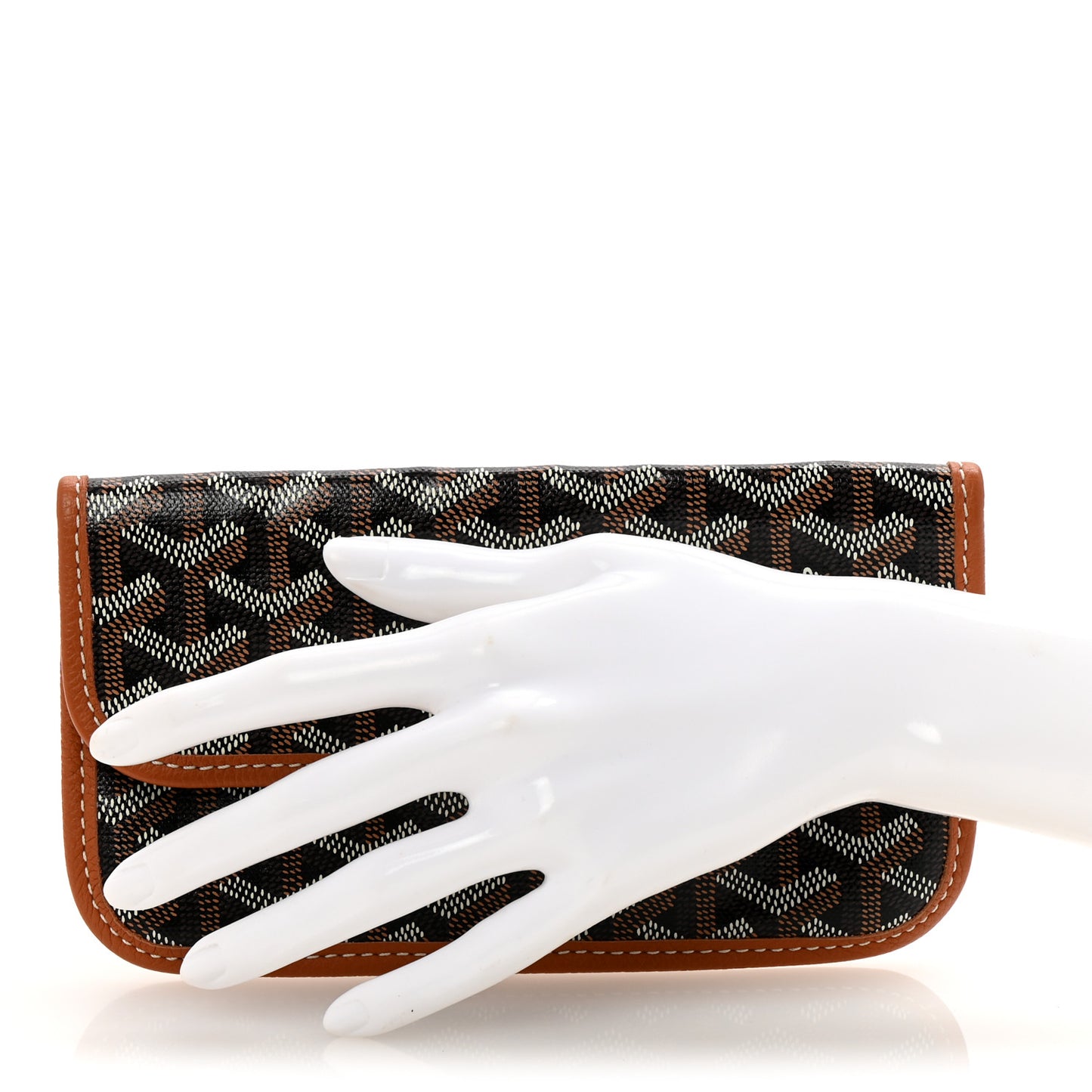 Goyardine Pouch Black Gold