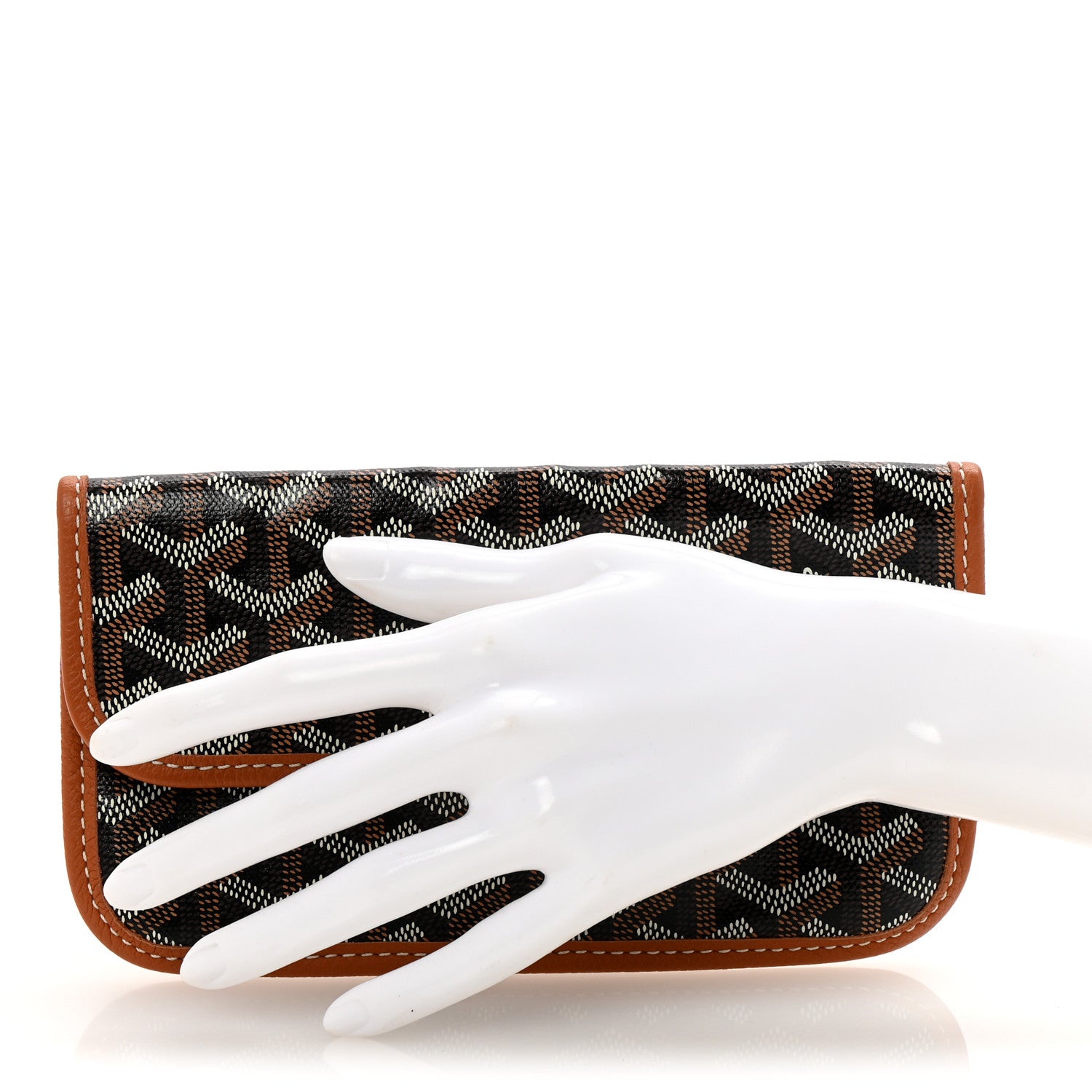 Goyard Goyardine Pouch Black Gold 2 of 7
