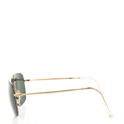 Gucci Metal Aviator Sunglasses GG0503S Gold 3 of 7