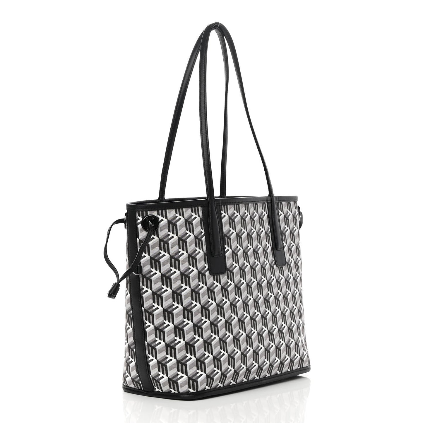 Visetos Small Liz Reversible Shopper Tote Black