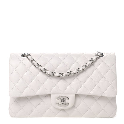 Chanel Caviar Quilted Medium Double Flap White 1 of 4