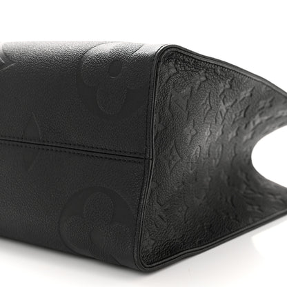 Louis Vuitton Empreinte Monogram Giant Onthego MM Black 9 of 10
