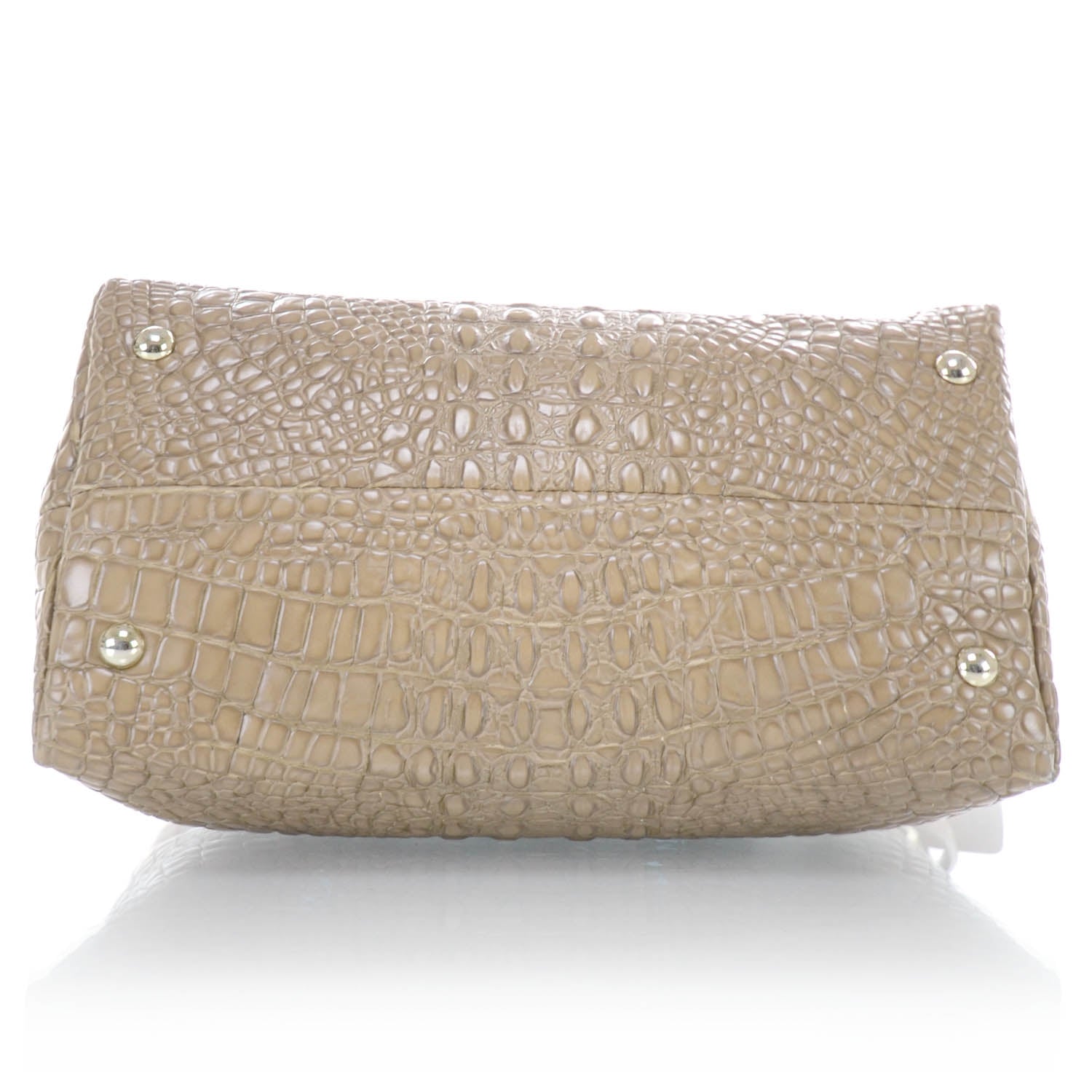 Jimmy Choo Moc Crocodile Embossed Leather Medium Rhea 5 of 10
