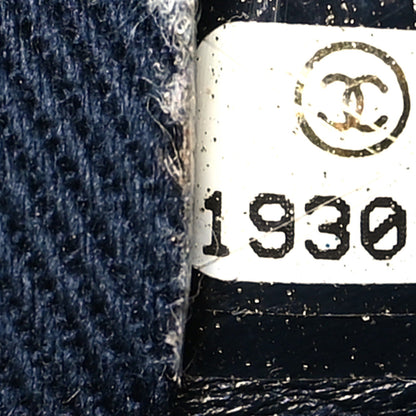 Chanel Denim Large Shopping Tote Blue 7 of 9