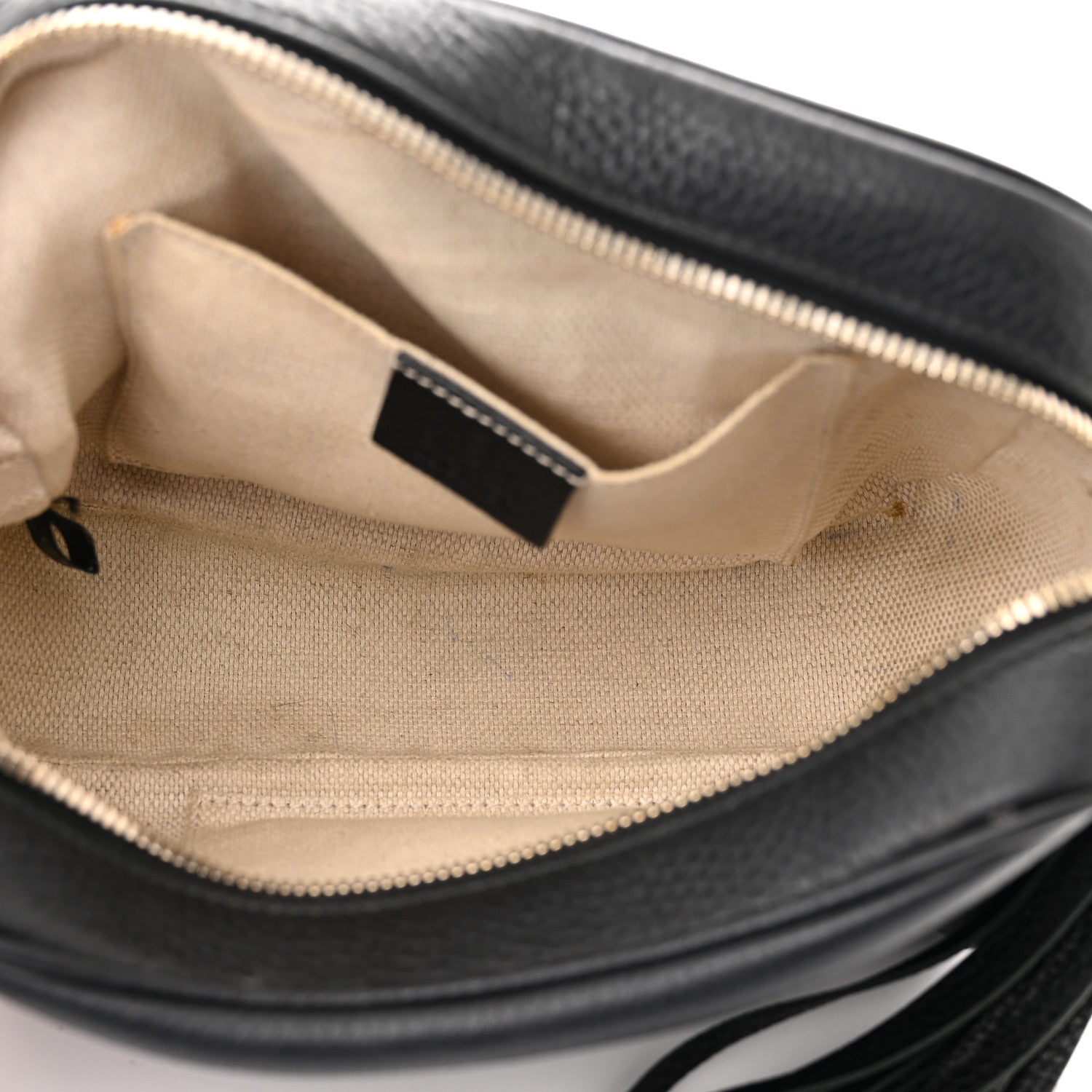 Gucci Pebbled Calfskin Small Soho Disco Bag Black 5 of 15