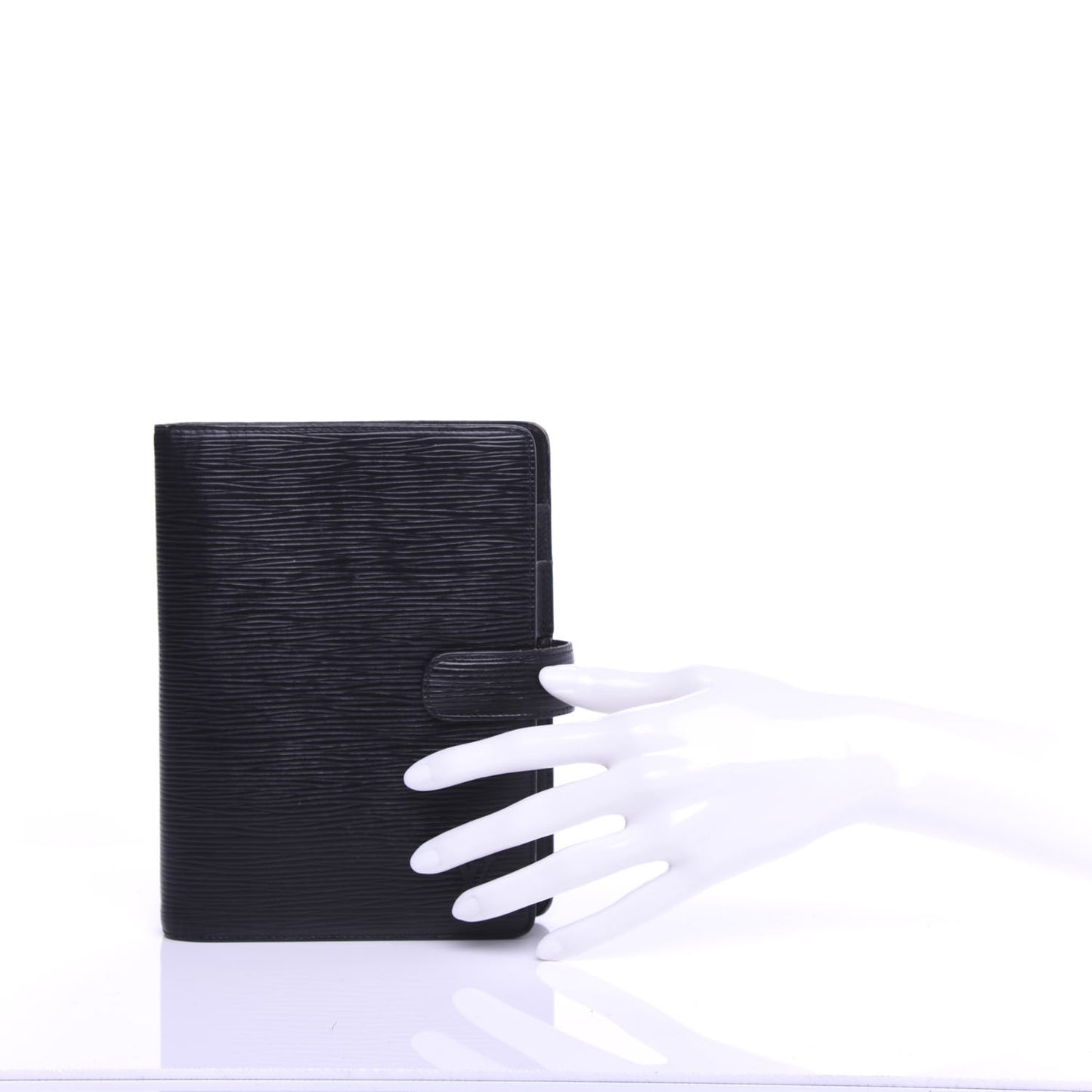 Epi Medium Ring Agenda Cover Black