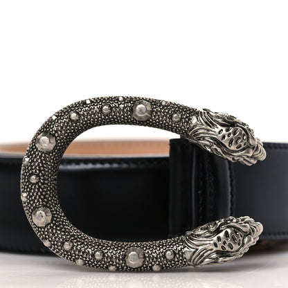 Gucci Lisse Calfskin Dionysus 35mm Belt 115 46 Black 6 of 6
