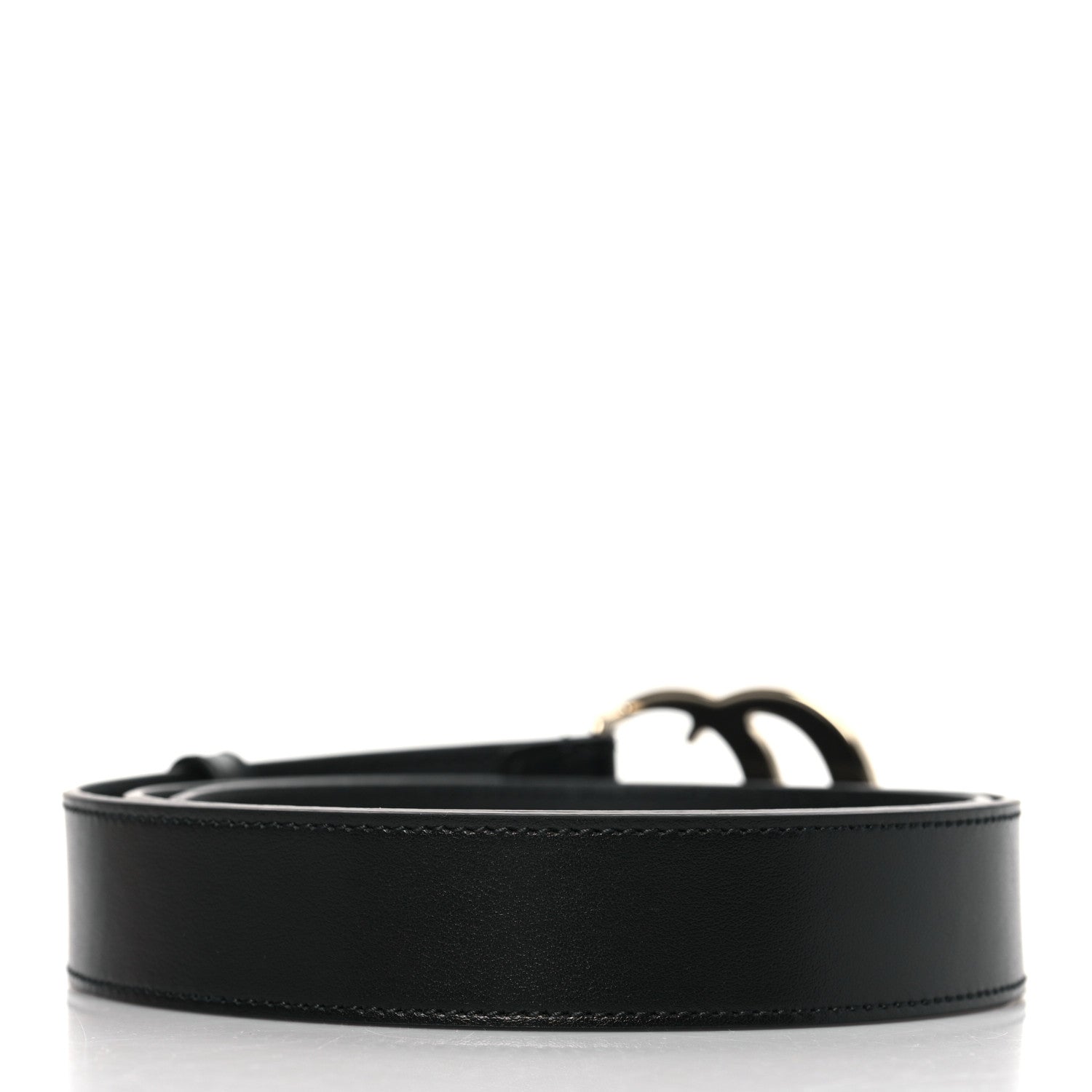 Gucci Plutone Calfskin Double G 30mm Belt 85/34 Black 3 of 5