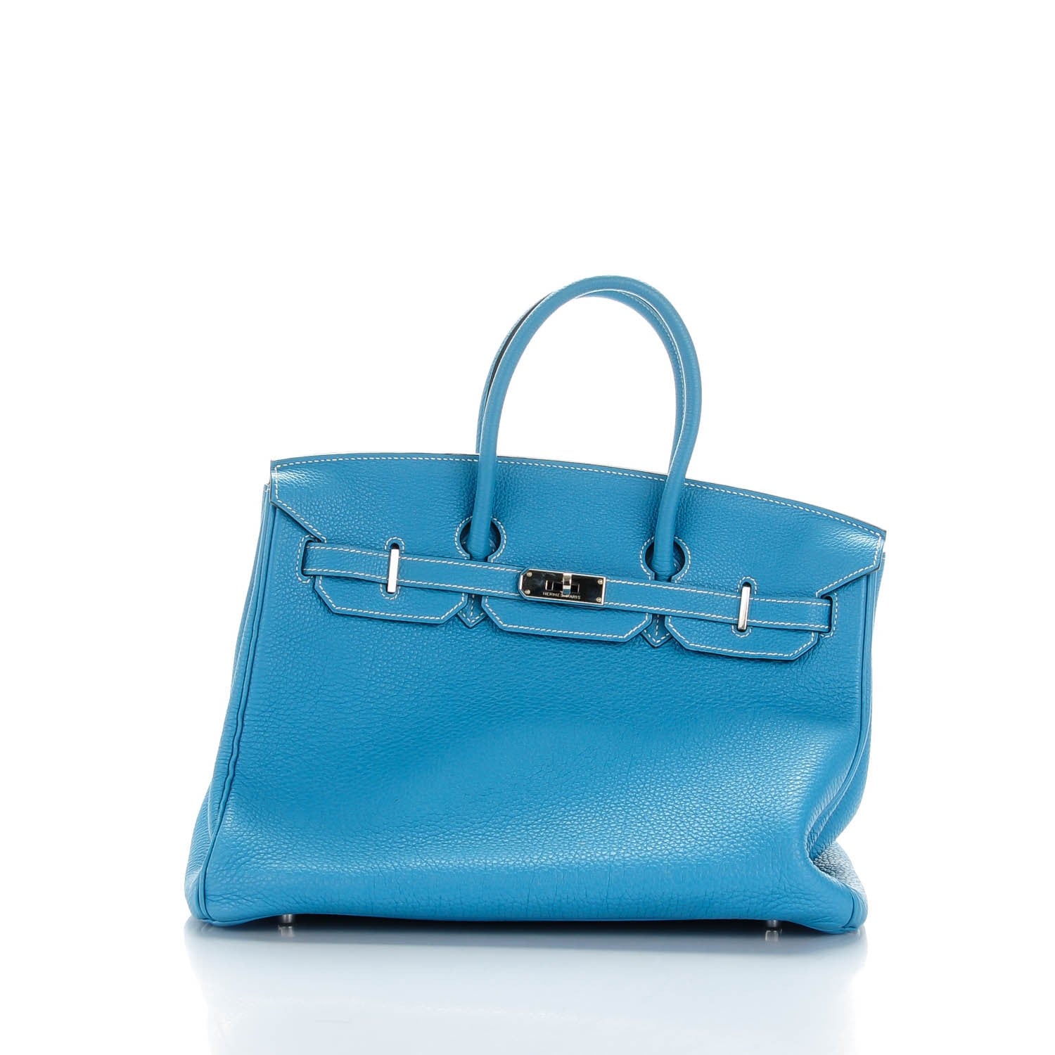 Hermes Togo Birkin 35 Blue Jean 5 of 27