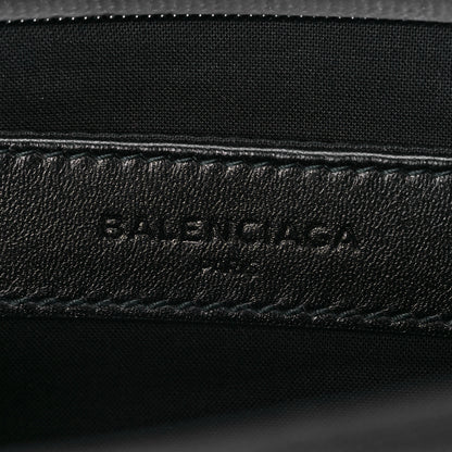 Balenciaga Nylon Political Campaign Logo Embroidered Documents Case Black 6 of 11