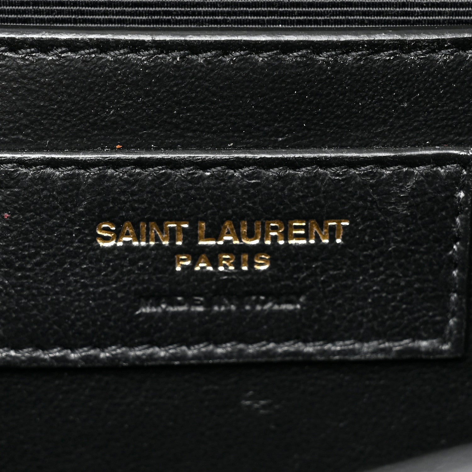 Saint Laurent Grain De Poudre Textured Mixed Matelasse Triquilt Medium Monogram Satchel Black 6 of 9